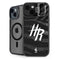 NBA Houston Rockets Black Animal Print iPhone 14 Plus Kickstand Case