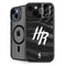 NBA Houston Rockets Black Animal Print iPhone 15 Kickstand Case