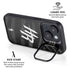 NBA Houston Rockets Black Animal Print iPhone 15 Kickstand Case
