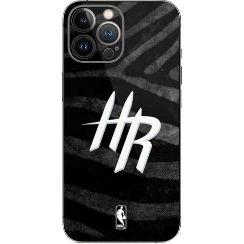 NBA Houston Rockets Black Animal Print iPhone 15 Pro Max Skin