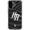NBA Houston Rockets Black Animal Print iPhone 16 Clear Case