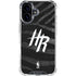NBA Houston Rockets Black Animal Print iPhone 16 Clear Case