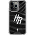 NBA Houston Rockets Black Animal Print iPhone 16 Pro Max Clear Case
