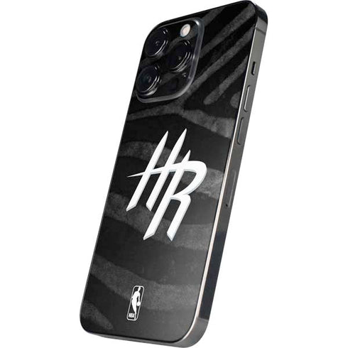 NBA Houston Rockets Black Animal Print iPhone 16 Pro Max Skin