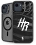 NBA Houston Rockets Black Animal Print iPhone 16e Kickstand Case