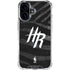 NBA Houston Rockets Black Animal Print iPhone 17 Clear Case