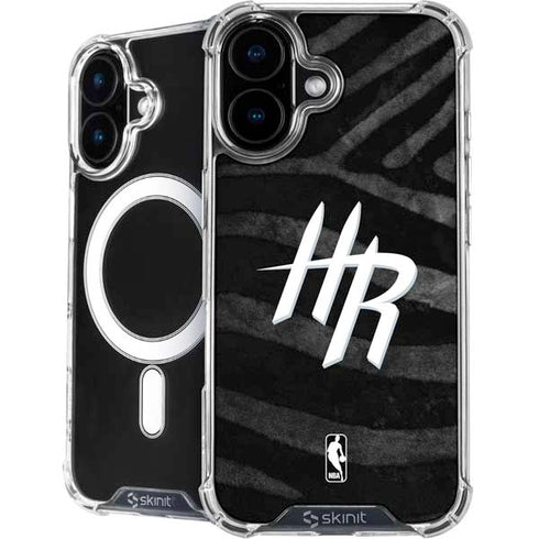 NBA Houston Rockets Black Animal Print iPhone 17 MagSafe Case