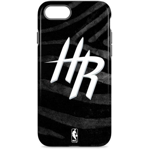 NBA Houston Rockets Black Animal Print iPhone Cases