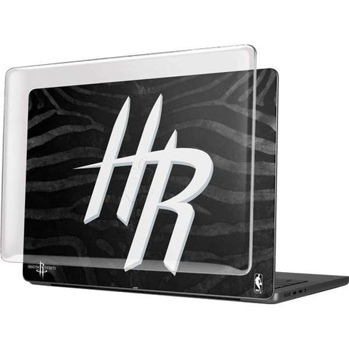 NBA Houston Rockets Black Animal Print MacBook Pro 14in (2021-24) Case plus Skin