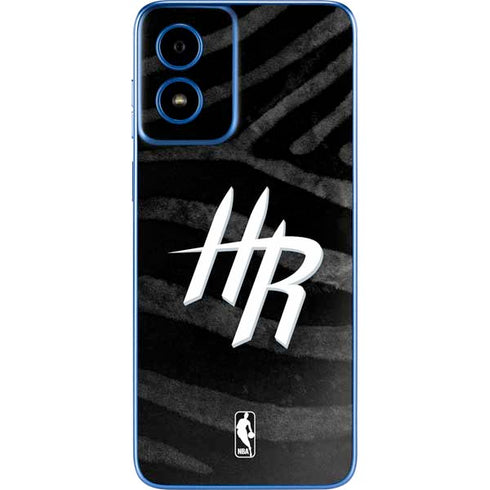 NBA Houston Rockets Black Animal Print Moto G Play 4G (2024) Skin