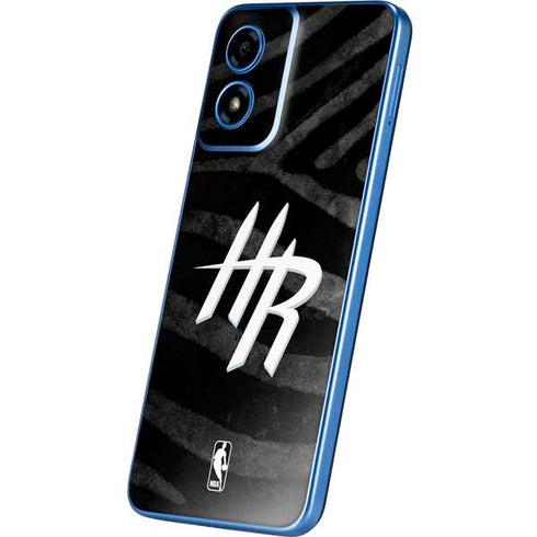 NBA Houston Rockets Black Animal Print Moto G Play 4G (2024) Skin
