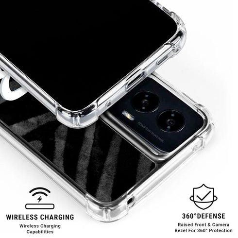 NBA Houston Rockets Black Animal Print Moto G Power 5G (2024) Clear Case