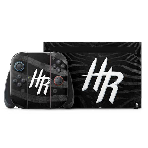 NBA Houston Rockets Black Animal Print Nintendo Skins
