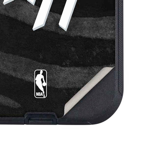NBA Houston Rockets Black Animal Print Otterbox Defender iPhone Skin