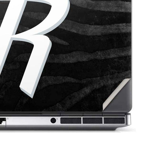 NBA Houston Rockets Black Animal Print Dell Precision Skin