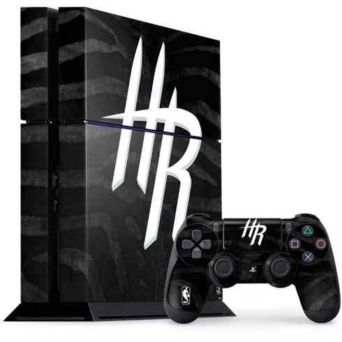 NBA Houston Rockets Black Animal Print PlayStation PS4 Skins