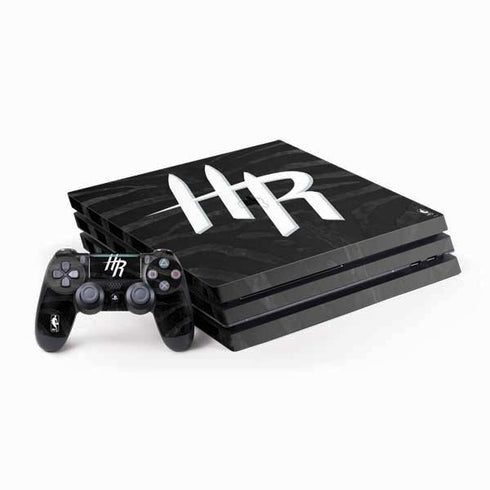 NBA Houston Rockets Black Animal Print PlayStation PS4 Skins