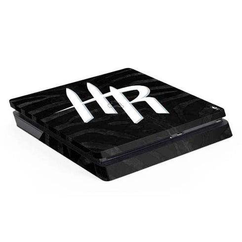 NBA Houston Rockets Black Animal Print PS4 Slim Skin