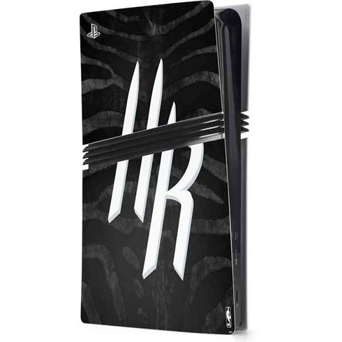NBA Houston Rockets Black Animal Print PS5 Pro Console Skin