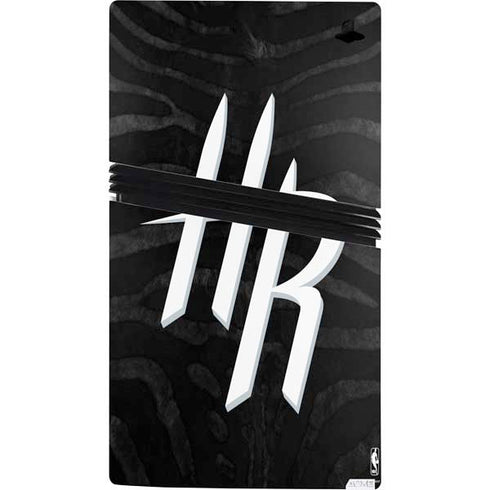 NBA Houston Rockets Black Animal Print PS5 Pro Console Skin