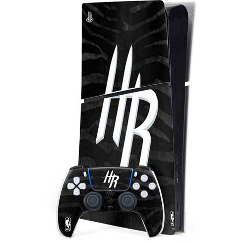 NBA Houston Rockets Black Animal Print PlayStation PS5 Skins