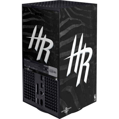 NBA Houston Rockets Black Animal Print Xbox Series X Bundle Skin