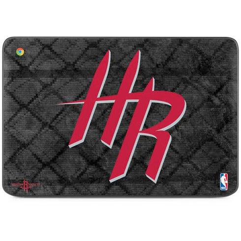 NBA Houston Rockets Dark Rust HP Chromebook Skin