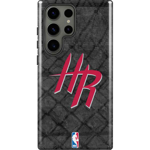 NBA Houston Rockets Dark Rust Galaxy S23 Ultra Pro Case