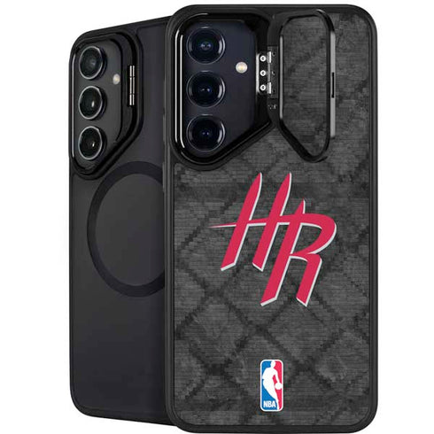 NBA Houston Rockets Dark Rust Galaxy S24 Kickstand Case