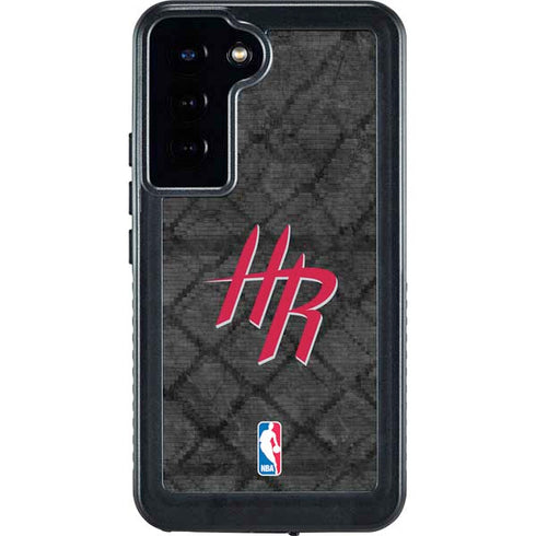 NBA Houston Rockets Dark Rust Galaxy S24 Plus Waterproof Case