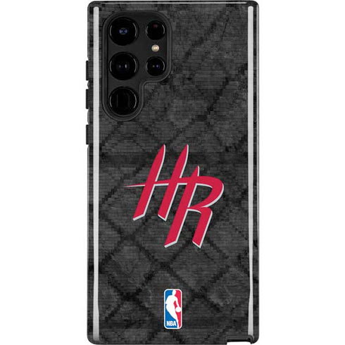 NBA Houston Rockets Dark Rust Galaxy S25 Ultra Impact Case