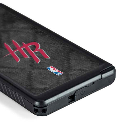 NBA Houston Rockets Dark Rust Galaxy S24 Ultra Waterproof Case