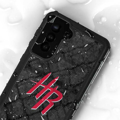 NBA Houston Rockets Dark Rust Galaxy S24 Waterproof Case