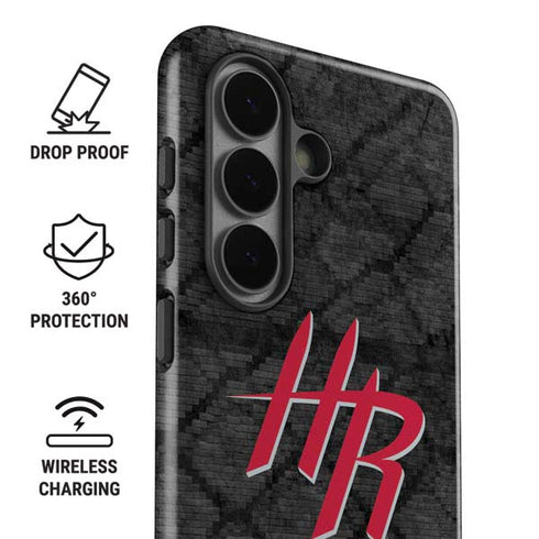 NBA Houston Rockets Dark Rust Galaxy S26 Plus Impact Case