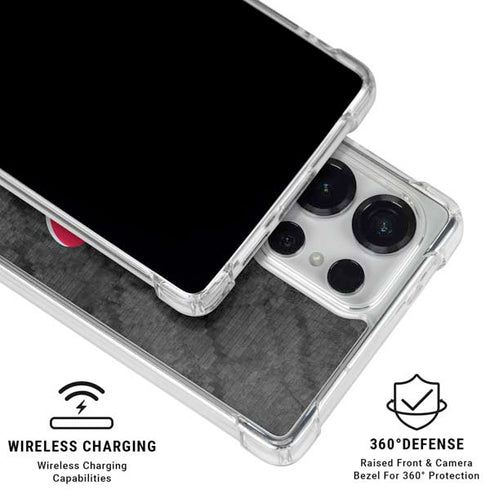 NBA Houston Rockets Dark Rust Galaxy S26 Ultra Clear Case