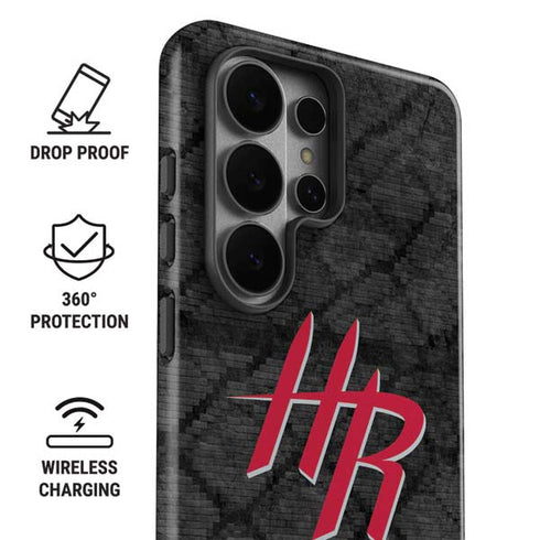 NBA Houston Rockets Dark Rust Galaxy S26 Ultra Impact Case