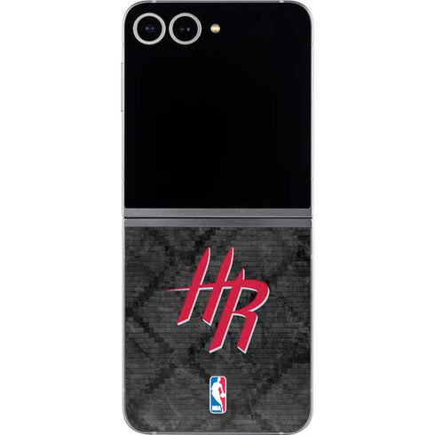 NBA Houston Rockets Dark Rust Galaxy Z Flip6 Skin