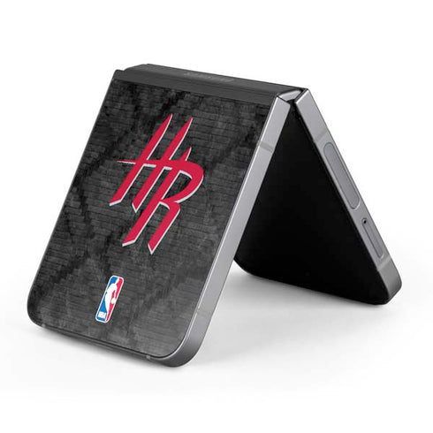 NBA Houston Rockets Dark Rust Galaxy Z Flip6 Skin