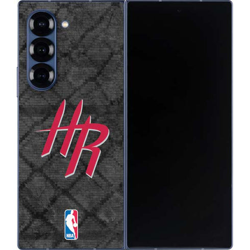 NBA Houston Rockets Dark Rust Galaxy Z Fold6 Skin