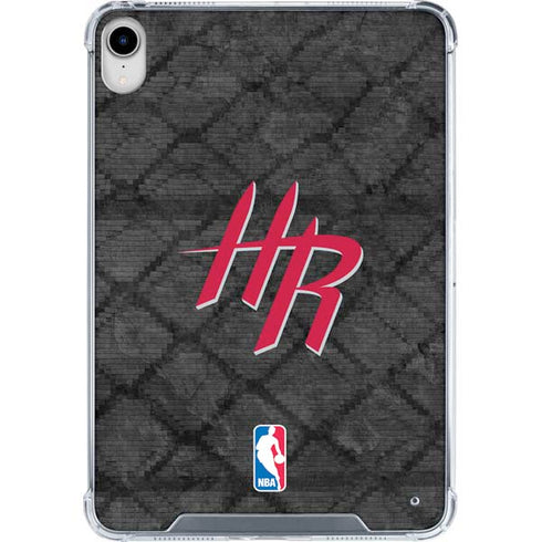 NBA Houston Rockets Dark Rust iPad 11th Gen (2025) Clear Case