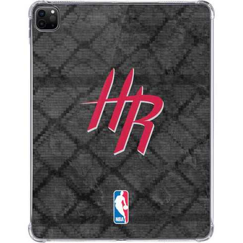 NBA Houston Rockets Dark Rust iPad Pro 11in (2024) Clear Case