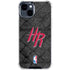 NBA Houston Rockets Dark Rust iPhone 15 Clear Case