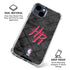 NBA Houston Rockets Dark Rust iPhone 15 Clear Case
