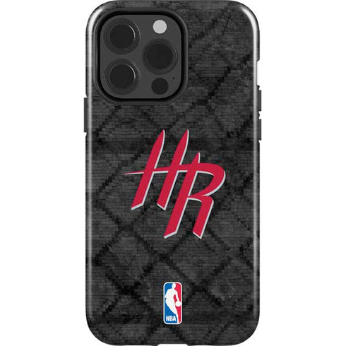 NBA Houston Rockets Dark Rust iPhone 15 Pro Impact Case