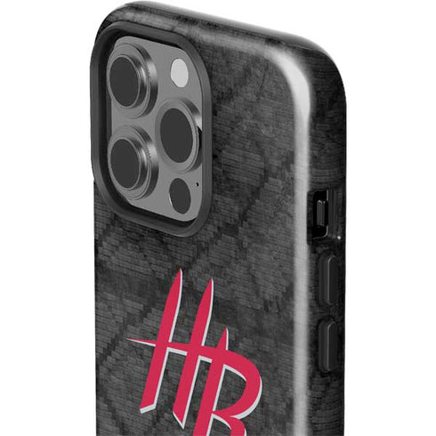 NBA Houston Rockets Dark Rust iPhone 15 Pro Impact Case