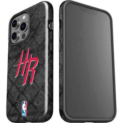 NBA Houston Rockets Dark Rust iPhone 15 Pro Impact Case
