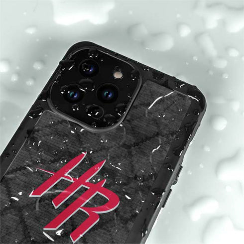 NBA Houston Rockets Dark Rust iPhone 15 Pro Waterproof Case