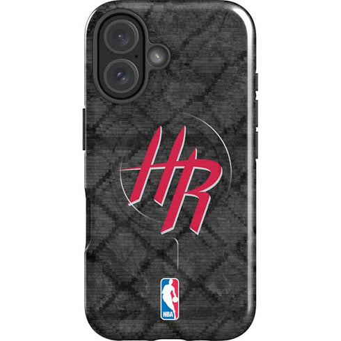 NBA Houston Rockets Dark Rust iPhone 16 Magsafe Impact Case