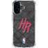 NBA Houston Rockets Dark Rust iPhone 16 Plus Clear Case