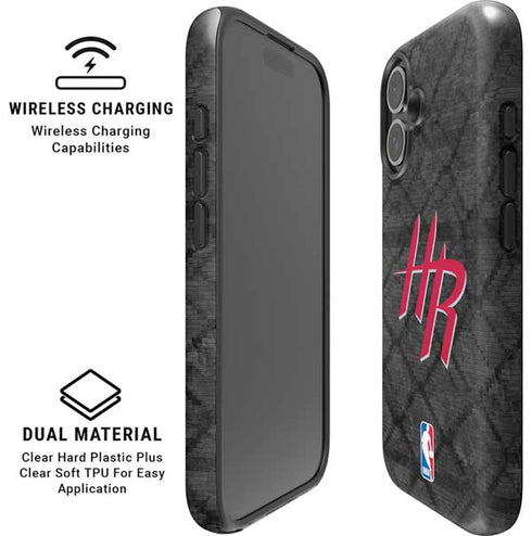 NBA Houston Rockets Dark Rust iPhone 16 Plus Magsafe Impact Case